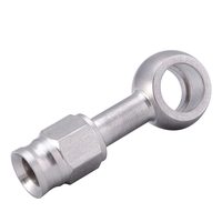 Фитинг 0 градусов тормозной системы AN3 10мм, нержавеющая сталь, RACINGSPORT