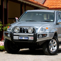 Бампер силовой SAHARA, c установкой для TOYOTA Prado 120 c 2003 - 2009