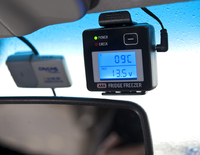 Монитор температуры в холодильнике на приборную панель