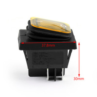 Кнопка включения, желтый, 4x4sport