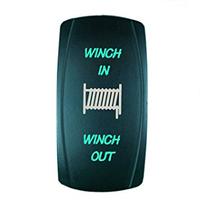 Кнопка управления лебедкой,не фиксируемая, BANDC, зеленый