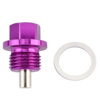 Болт (пробка) для слива масла (масляная) M14x15 Purple